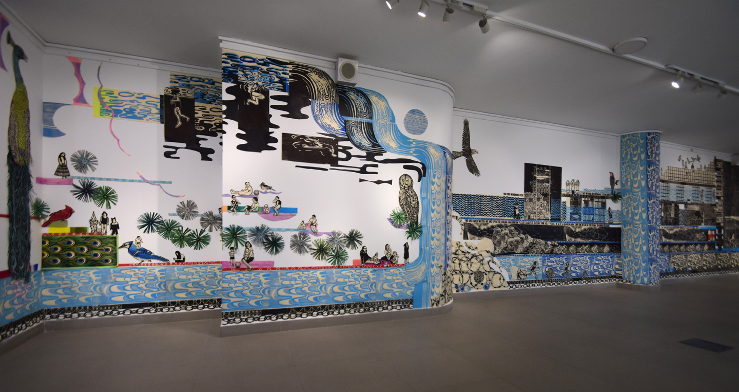 installation view of exhibition